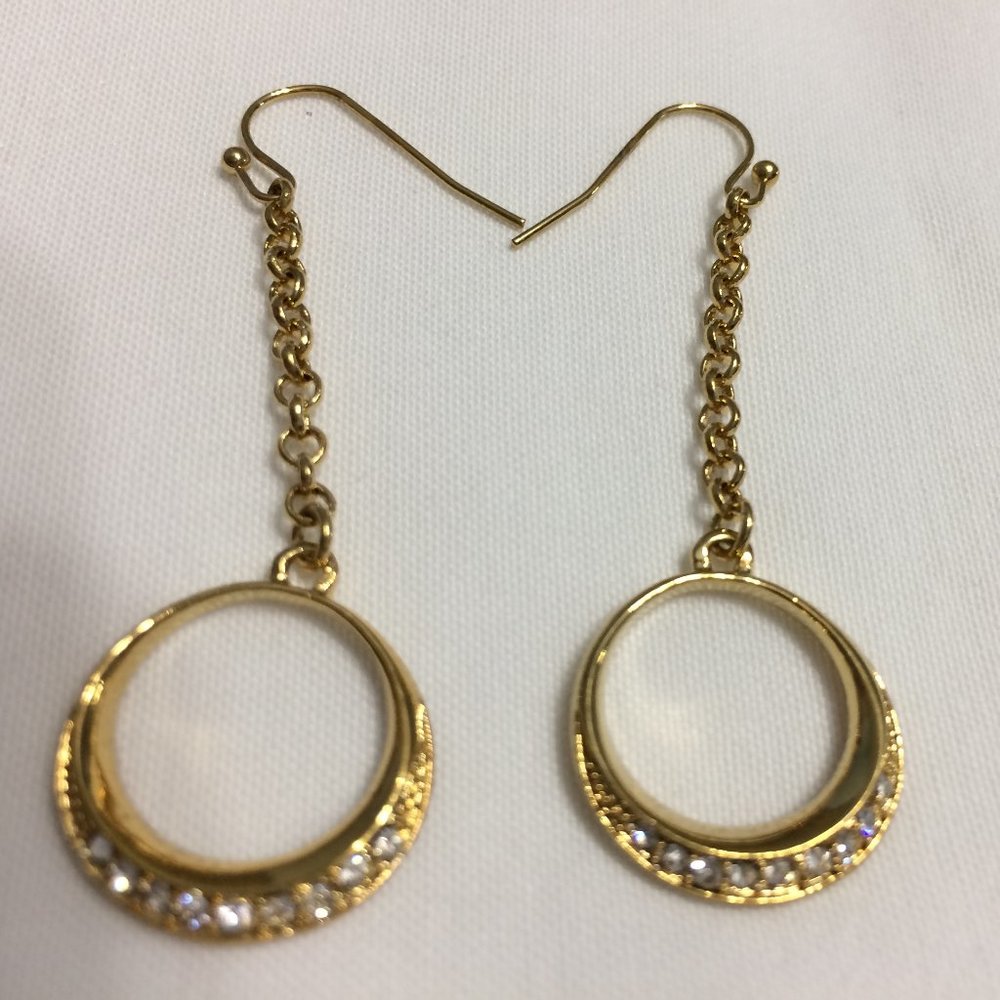 Dangle Earrings with Stones